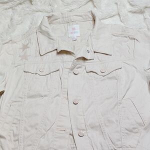 LuLaRoe Cream Jacket with Star Design